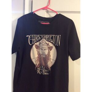Chris Stapleton Concert Tee Black Short Sleeve Unisex Large L
